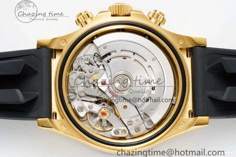 QF Dial Rubber Oysterflex on Daytona SA4130 Edition 1:1 Best Black Strap 116518 0409